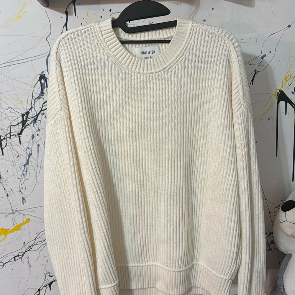 Hollister Sweater Men’s, Creme